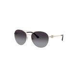 Bvlgari BV6132B 278/8G Oval Kadın Güneş Gözlüğü - Füme