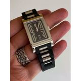 Bvlgari Rettangolo Kauçuk Kordon Erkek Kol Saati Rt45s 2. El