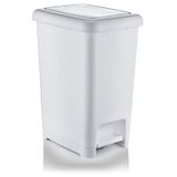 Bvlx 40 Lt Slim Pedallı Çöp Kovası Beyaz