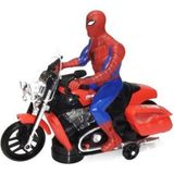 Bvm Oyuncak Örümcek Adam Spiderman Motorsiklet Işıklı Sesli Oyuncak - 357