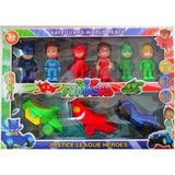 Bvm Oyuncak Pjmaskeliler 6 Figür 3 Arabalı Set Pijamaskeliler - 202