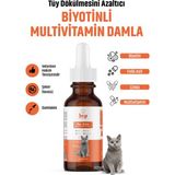 Bvp Plus B Kedi Tüy Dökülme Azaltıcı Multivitamin Damla Kedi Tüy Bakımı 50ML