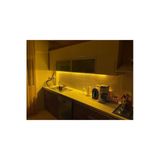Bvs Elektronik Mutfak Tezgah Üstü Için 1 Mt Amber Şerit Led +12v Adaptör Tak Çalıştır Aç Kapa Anahtar 3 Çip 1 Metre
