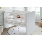 BW-1070 Sallanabilir Sabitlenebilir Anne Yanı Mobilya Beşik 60X120 Beyaz - 100 x 100 cm