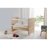 BW1066 - Pratik Kademeli Anne Yanı Tekerlekli Beşik Ahşap 60X120