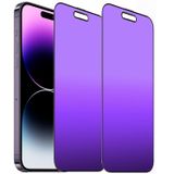 BWEDXEZ 2 adet anti-mavi gizlilik mat temperli cam iPhone 14 Pro anti-parlama anti-casus ekran koruyucu anti-gözetleme filmi 6.1 inç