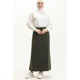 Bwest Beli Bağlamalı Cepli Spor Etek - 00152 - Haki - 38