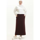 Bwest Beli Bağlamalı Cepli Spor Etek - 00152 - Mürdüm - 44