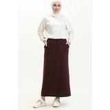 Bwest Beli Bağlamalı Cepli Spor Etek - 00152 - Mürdüm