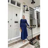 Bwest Elbise - Indigo - 44