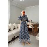 Bwest Elbise - Mavi - 40