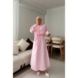 Bwest Elbise - Pembe - 44