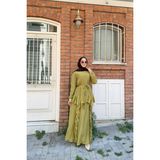 Bwest Elbise - Yağ Yeşili - 38