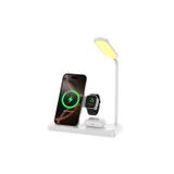 BXMW8 3’ü 1 15W Kablosuz MagSafe Şarj Standı Telefon TWS Kulaklık Akıllı Saat iPhone AirPods App