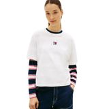 Bxy Badge Kadın Beyaz T-Shirt