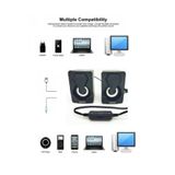 BY A.D.M Bilgisayar Hoparlörü Rgb Led Işıklı Gaming Oyuncu Hoparlörü 3.5mm Jack Usb Speaker 1+1 Ses Sistemi