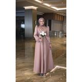 By Atelier Pudra Diana Omzu Biyeli Tesettür Abiye