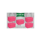 by ballı biocotton Yorgan Hurcu 5li Set Tela Dayanıklı Malzeme Çok Amaçlı Döşek Yorgan Hurucu Mega Boy 50x50x100
