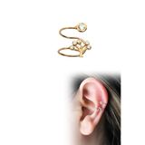 BY BARUN SİLVER 925 Ayar Gümüş Kıkırdak Küpe Hayat Ağacı Modeli Helix Piercing