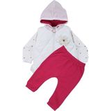 by BebekOdam Kız Bebek Broşlu Beyaz Şişme Yelekli Kalpli Badili Üçlü Lüks Takım - 1016444 - 18 - 24 Ay