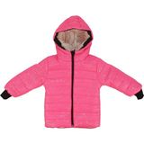 by BebekOdam Kız Çocuk Fuşya Simli Parlak Içi Peluş Mont - 1016218 - 4 Yaş