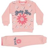 by BebekOdam Kız Çocuk Pudra Daisy Love Papatya Baskılı 2'li Takım - 1014863 - 2 - 3 Yaş