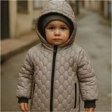 by BebekOdam Unisex Vizon Içi Peluş Kapitoneli Mont - 1016222 - 4 Yaş