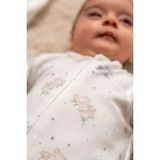 By Bubbles %100 Organik Pamuk Tropical Koala Fermuarlı Bebek Tulum - Ekru - 6 - 9 Ay
