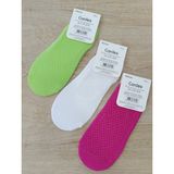 By Cardes Pilates Yoga Çorabı Silikon Baskılı Coton 3 Çift - 36 - 39