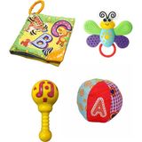 By Caretta Hışırtılı Kumaş Kitap Çıngıraklı Kumaş Top Kelebek Dişlik Marakas Çıngırak