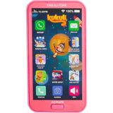 by Caretta Kukuli Sesli Işıklı Oyuncak Telefon Pembe 99098 - Kırmızı
