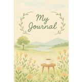 By Cha – Lined Journal: One page at a time, one day at peace.