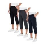 BY COMEOR Erkek 3'Lü Yanları Cepli Bermuda Diz Altı Kapri Beli Ayarlanabilir Lastikli Uzun Şort 6XL