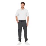 BY COMEOR Erkek Antrasit Standart Fit Normal Kesim Paça Ribanalı Cepli Rahat Jogger Eşofman Altı M