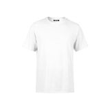 BY COMEOR Erkek Beyaz Slim Fit Pamuklu Kısa Kollu Bisiklet Yaka T-shirt 6XL