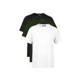 BY COMEOR Erkek Çok Renkli T- Shirt Regular Fit Rahat Kesim Bisiklet Yaka 3'lü Basic Tişört Paketi Haki 3XL