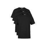 BY COMEOR Erkek Çok Renkli T- Shirt Regular Fit Rahat Kesim Bisiklet Yaka 3'lü Basic Tişört Paketi Siyah L