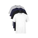 BY COMEOR Erkek Çok Renkli T- Shirt Regular Fit Rahat Kesim Bisiklet Yaka 4'lü Basic Tişört Paketi CMREO35-4 M