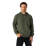 BY COMEOR Erkek Haki Basic Kapüşonlu Regular Fit Normal Kesim 2 İplik Kumaş Günlük Sweatshirt S