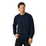 BY COMEOR Erkek Lacivert Basic Bisiklet Yaka Regular Fit Normal Kesim 2 İplik Sweatshirt S