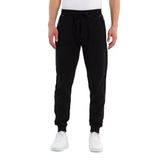 BY COMEOR Erkek Siyah Slim Fit Jogger Cep Nakış Fermuar Detaylı Eşofman Altı SİYAH S