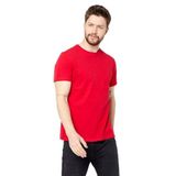 BY COMEOR Erkek Siyah Slim Fit Pamuklu Kısa Kollu Bisiklet Yaka T-shirt XS (Kırmızı, 2XL)