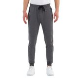 BY COMEOR Erkek Slim Fit Jogger Cep Nakış Fermuar Detaylı Eşofman Altı (Antrasit, M)