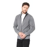 BY COMEOR Erkek Uzun Kollu Önü Fermuarlı Hırka (Antrasit, XL)