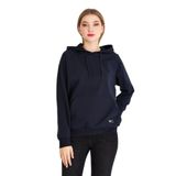 BY COMEOR Kadın Lacivert Basic Kapüşonlu Regular Fit Rahat Sweatshirt 2XL