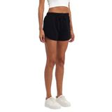 BY COMEOR Kadın Yırtmaçlı Mevsimlik Premium Kumaş Regular Fit İpli Siyah Kısa Mini Şort CMRB90 S (Lacivert, 2XL)