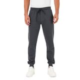 BY COMEOR Kalın Antrasit Erkek Eşofman Altı Jogger Arka Cepli Paça Lastikli Regular Fit Şardonsuz S