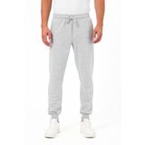BY COMEOR Kalın Gri Erkek Eşofman Altı Jogger Arka Cepli Lastik Paça Regular Fit Şardonsuz CMREO96 2XL