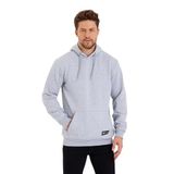 BY COMEOR Kanguru Cepli Kapüşonlu İçi Pamuklu Erkek Sweatshirt Gri S