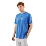 BY COMEOR Leo Erkek Oversize Tshirt%100 Pamuk Bisiklet Yaka Baskı Detaylı Basic Tişört CMRE82 L
